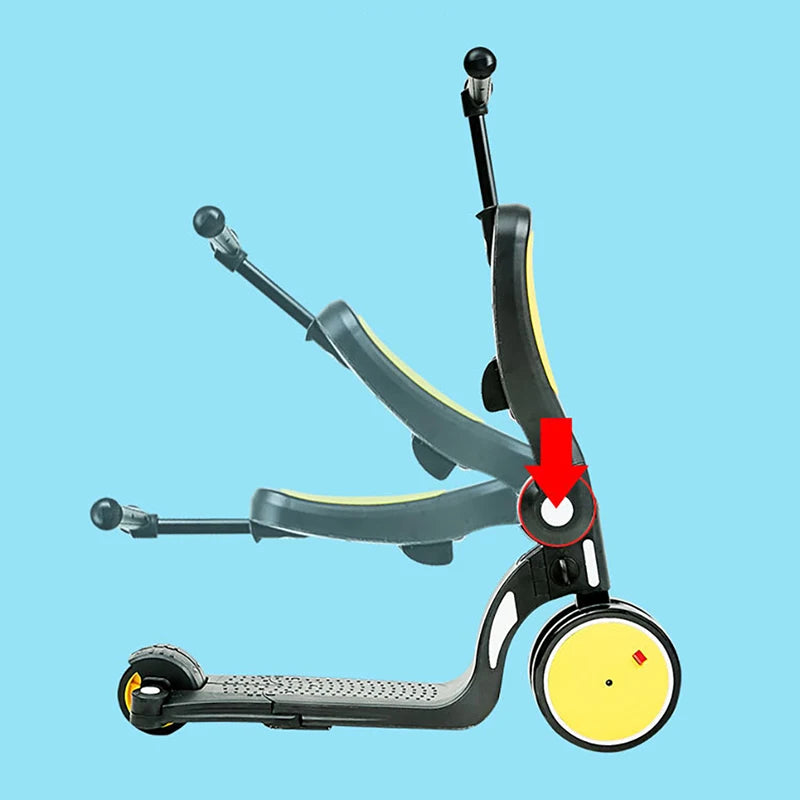MultiScoot Trike-Bike-Kombination