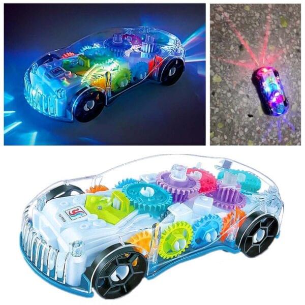 Transparent Gear Car