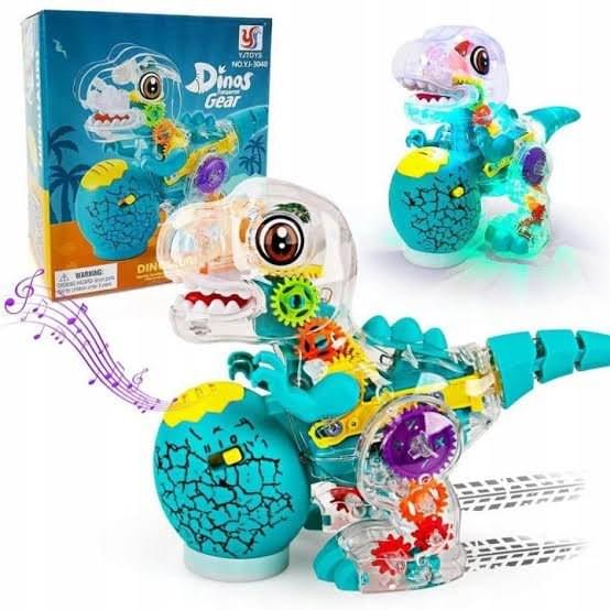 Transparent Gear Dinosaur